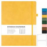 Lined Journal, 8.5" x 11" Hardcover Leather Notebo