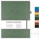 College Ruled Notebook, Hardcover Leather Notebook