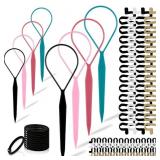 TsMADDTs Hair Braiding Tools, Topsy Tail and Frenc