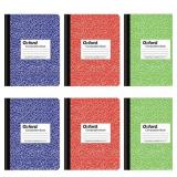 Oxford Composition Notebook 6 Pack College Ruled P