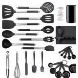 Silicone Kitchen Utinsels Sets Heat Resistant Kitc