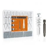 200Pcs Drywall Anchors and Screws Kit, 100Pcs Self