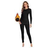 Size XXL Thermal Underwear for Women Set, Fleece L