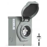 50 Amp Generator Power Inlet Box, NEMA SS2-50P 125
