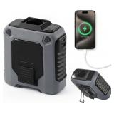 Portable Belt Clip Waist Fan, Rechargeable Hands-F