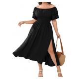 Size 2XL CICIDUDU Womens Plus Size Maxi Cocktail D