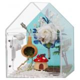 Magnetic Acrylic Spider Enclosure 5.3x5.3x7.3 Inch