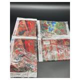 Lot of 4 Diamond Paintings, Size 12 x 16 Inches, 3