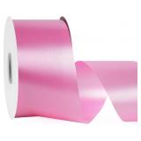(Lot of four) LaRibbons Pink Stiff Floral Satin Ri