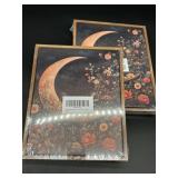 Lot of 2, Size 10 x 8 Inches Framed Vintage Floral