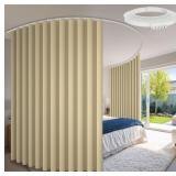 Room Divider Curtains & Flexible Bendable Tracks S