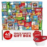 BB 3/2026~~ Snack Box Care Package Gift Box 45 Cou