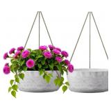 Asnext 2 Pack 10.7 Inch Hanging Planter for Indoor