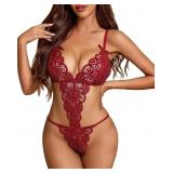 Size Small Women Lingerie One-Piece Lace Bodysuit