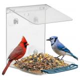 Window Bird Feeder for Outdoors with Strong Suctio