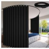 Room Divider Curtains & Flexible Bendable Tracks S