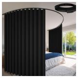 Room Divider Curtains & Flexible Bendable Tracks S