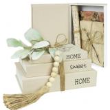 Decorative Storage Book Shaped Boxes Set for Farmh
