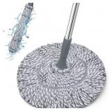 Self-Wringing Twist Mop for Floor Cleaning, Long H