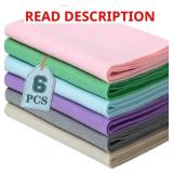 HaoFeiJH 6 Rolls 8"x20" Soft Felt Fabric Sheets, 1