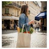 12 Pack UrbanFocal Reusable Cotton Canvas Grocery
