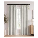 PONY DANCE 100% Blackout Linen Pinch Pleated Curta
