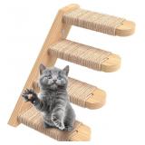 Cat Steps - Solid Rubber Wood Cat Wall Stairs- Lef