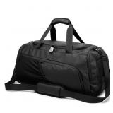 NINGKIN 40L Gym Duffle Bag with Shoe Compartment,