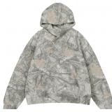 SIZE MEDIUM ~~ LaurelTree camo Print Hoodie Oversi