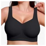 Size Large Bra for Women No Underwire, Seamless Su