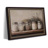 Size 12 x 16 Inches Framed Farm Kitchen Canvas Wal