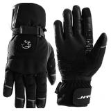 Size XL J.A.G. Winter Leather Motorcycle Gloves fo
