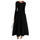 Size Medium Casual Long Sleeve Dresses Spring Dres