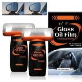Glass Oil Film Cleaning Brush,Handheld Glass Oil-F