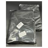 Lot of 2 Sets, 4 Pack Black Adjustable Bib Apron,