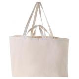 Lot of 4 Bags Total, Extra Large Canvas Tote Bag,