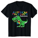 Size 5T~~ Blue Autism Dinosaur T-Shirt