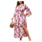 Size Medium Wedding Guest Dress Plus Size Ruffle B