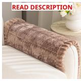 (GREY) Thick Couch Arm Covers for Sofa (27.6"x27.6