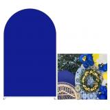 Dark Blue Solid Arch Backdrop Covers for Positano