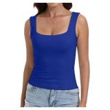 Lot of 2, Size XL Womens Sexy Square Neck Crop Top