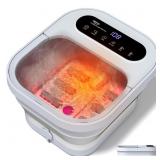 ALLJOY Collapsible Foot Spa Bath with Heat,Bubble