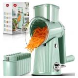 Rotary Cheese Grater with Handle - Vegetable Shred