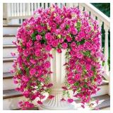 LOT OF 2~ 4Pcs each Artificial Hanging Flowers for