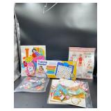 Lot of school decorations and learning materials f