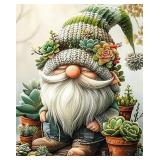 BYGFHLYW Easy Gnome Paint by Numbers Kit for Adult
