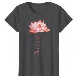 SIZE XXL~~ Pink Lotus Flower Yoga Breathe Meditati