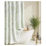 Size 72 x 78 In Green Boho Shower Curtains Floral
