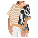 Lot of 2, Size Large Womens Oversized Color Block