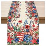XCHI Watercolor Flowers America Stars Fireworks Me